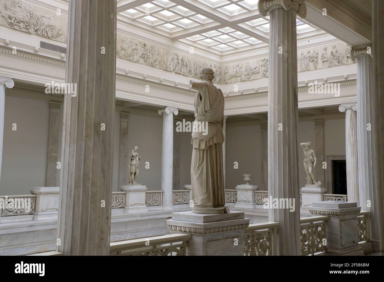 Hall of Sculpture.Carnegie Museum of Art.Pittsburgh.Pennsylvania.USA Foto Stock