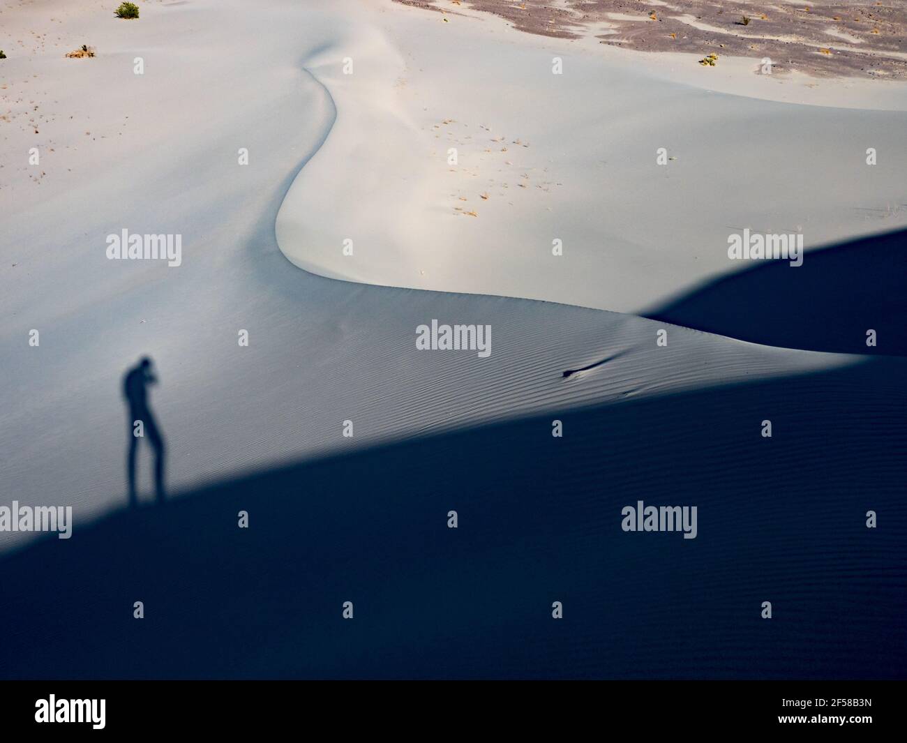 Le dune Ibex nel remoto Death Valley National Park, California, USA Foto Stock