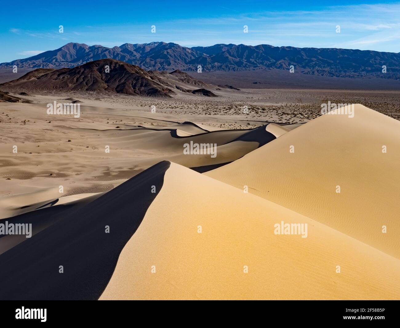 Le dune Ibex nel remoto Death Valley National Park, California, USA Foto Stock