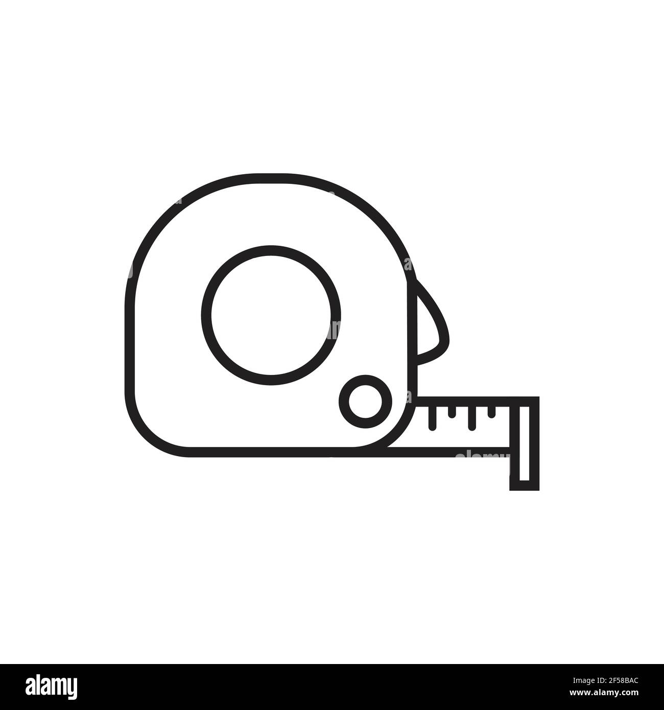 Vettore icone profilo nastro di misurazione per grafica, logo, sito Web, social media, app mobile, illustrazione dell'interfaccia utente Illustrazione Vettoriale