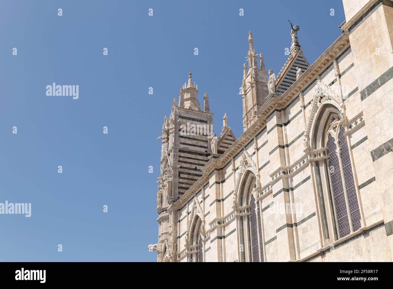 Cattedrale di Siena è una chiesa medievale di Siena, Italia Foto Stock