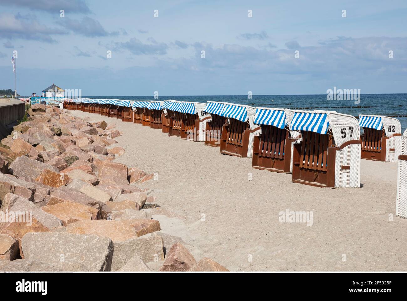 Geografia / viaggio, Germania, Meclemburgo-Pomerania occidentale, Mar Baltico spa resort Kuehlungsborn, spiaggia, r, diritti aggiuntivi-clearance-Info-non-disponibile Foto Stock