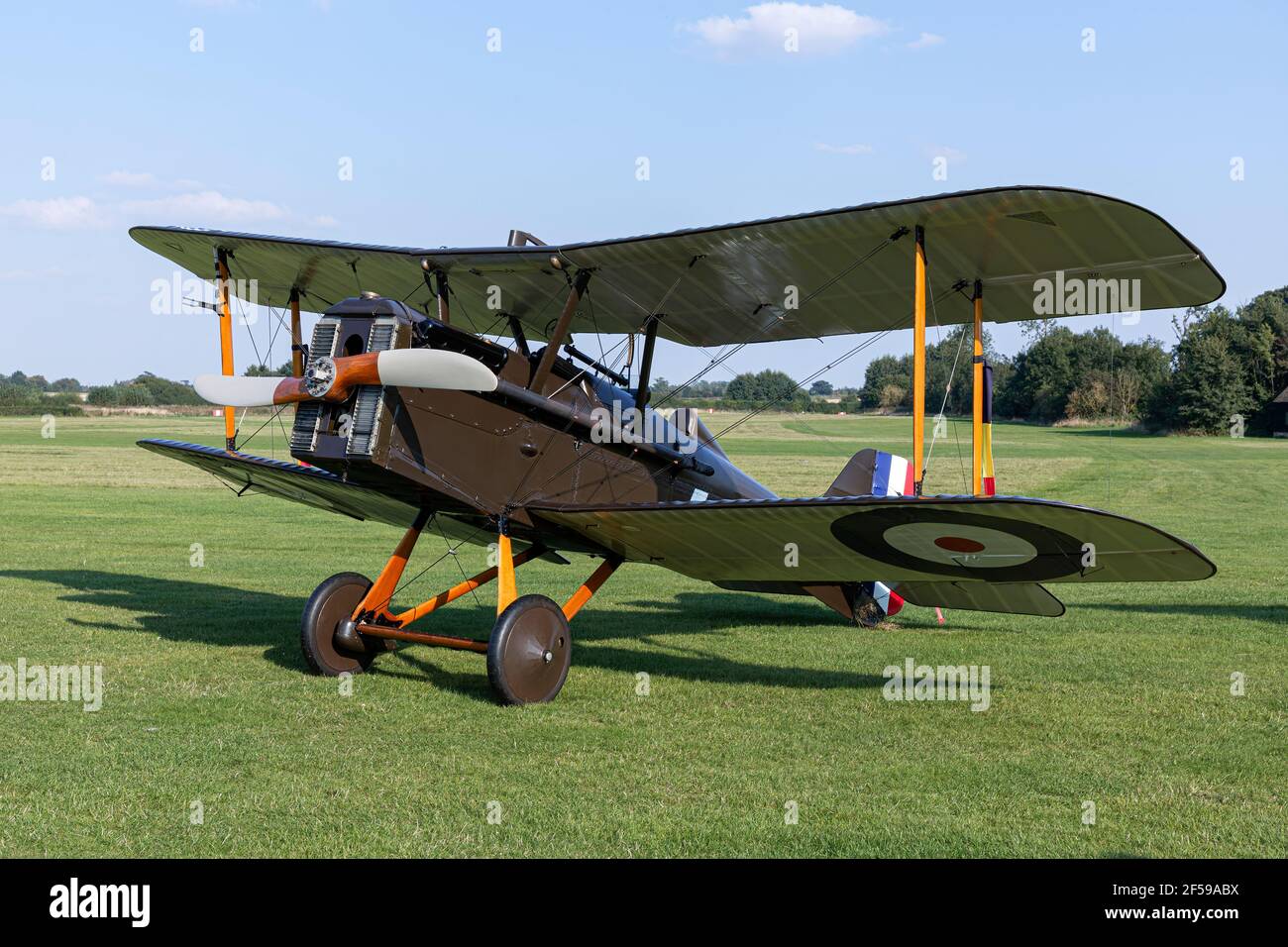 Un aereo da combattimento RAF SE5A della prima guerra mondiale Foto Stock