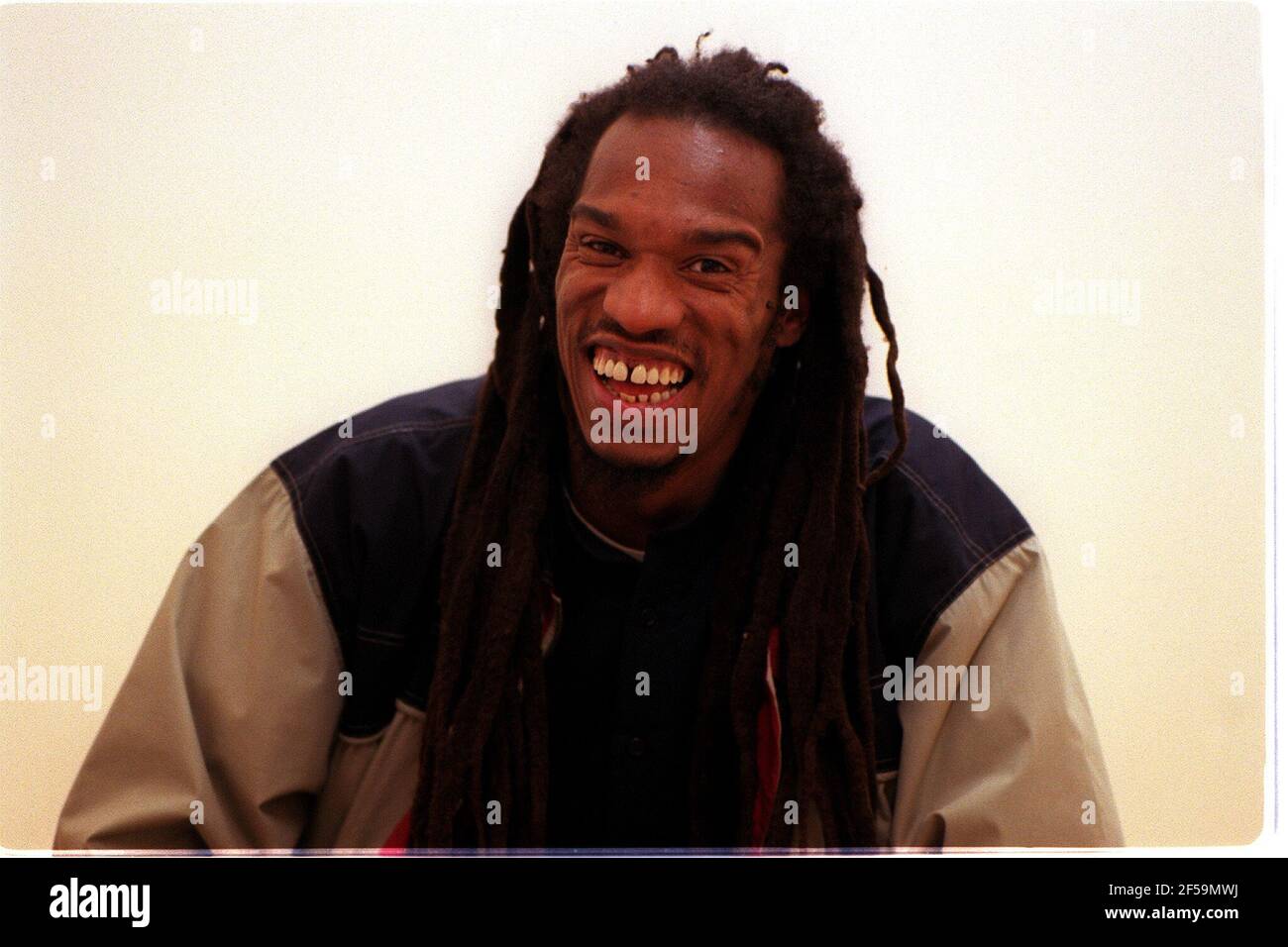 Benjamin Zephaniah un dub reggae poeta e attivista Mar 1999.He era un ex scasso condannato ed è dislessico Foto Stock