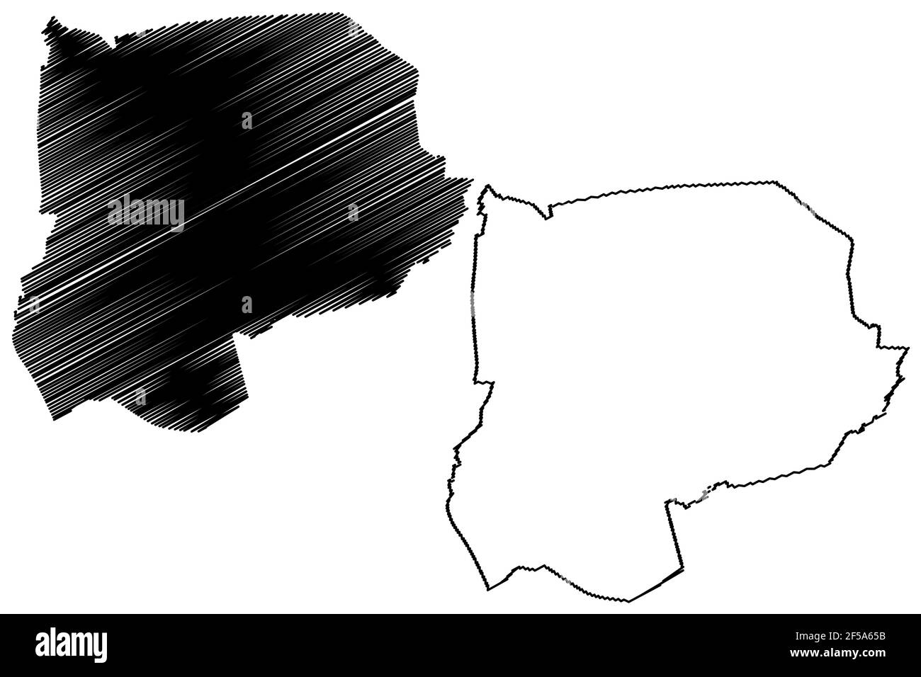 Grundy County, Stato del Tennessee (Stati Uniti, Stati Uniti d'America, Stati Uniti, Stati Uniti, Stati Uniti) mappa vettoriale illustrazione, schizzo scribbling Mappa Grundy Illustrazione Vettoriale