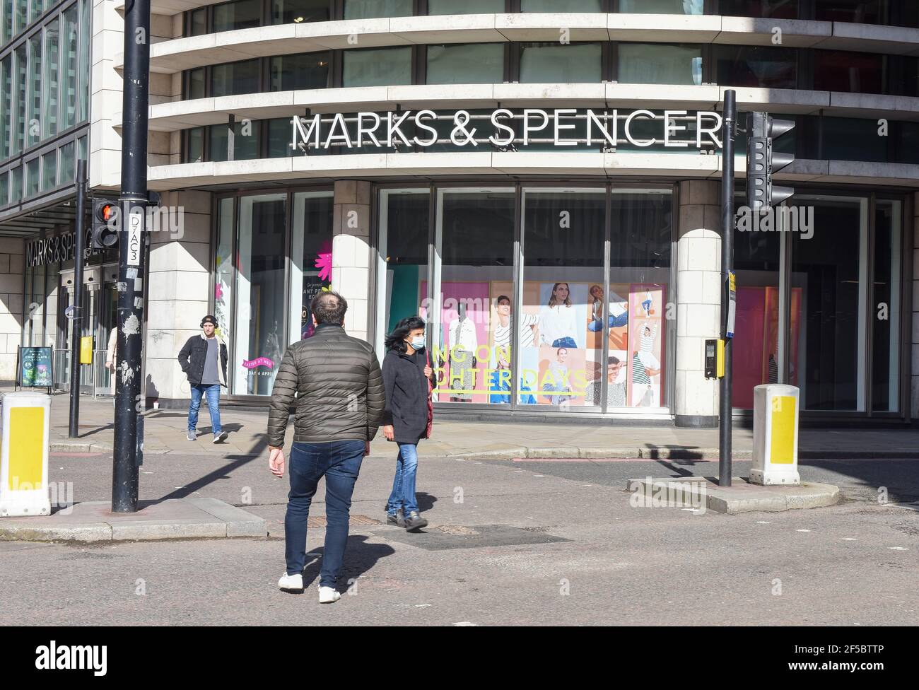 Marks e Spencer nel centro di Londra, Gracechurch Street. Foto Stock