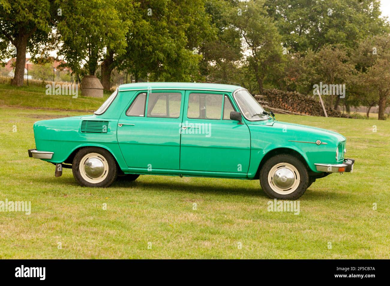 Skoda 100, Car dal 1980 Cecoslovacchia prodotto Foto Stock