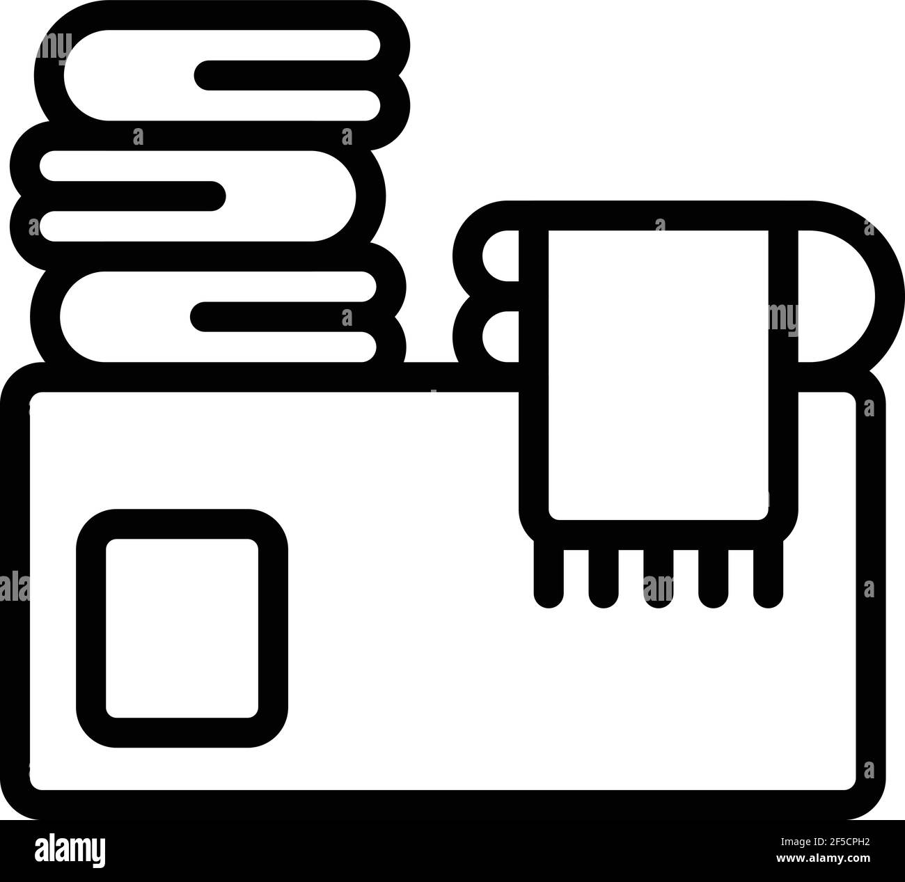 Icona dell'indumento benefico. Contorno icona vettore indumento benefico per il web design isolato su sfondo bianco Illustrazione Vettoriale