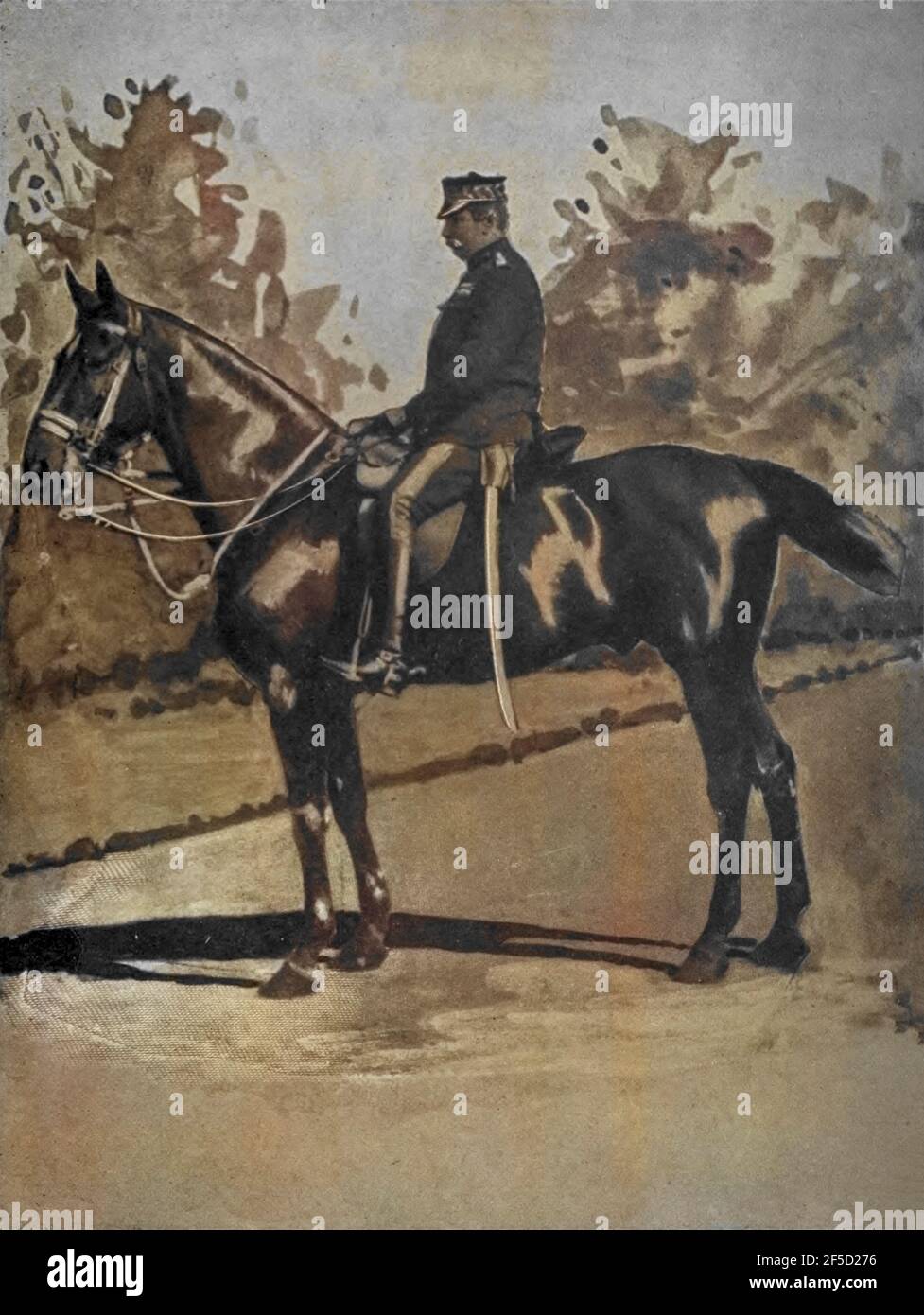 Il generale Sir Redvers Henry Buller, VC, GCB, GCMG (Londra, 7 dicembre 1839 – Londra, 2 giugno 1908) è stato un ufficiale dell'esercito britannico e vincitore della Croce Vittoria, il più alto premio per la gallantry di fronte al nemico che può essere assegnato alle forze britanniche e del Commonwealth. Servì come comandante in capo delle forze britanniche in Sud Africa durante i primi mesi della seconda Guerra dei Boeri e successivamente comandò l'esercito a Natal fino al suo ritorno in Inghilterra nel novembre 1900. Dal libro ' Boer and Bridisher in Sud Africa; Una storia della guerra boera-britannica e delle guerre per il Sudafrica Unito, insieme a. Foto Stock