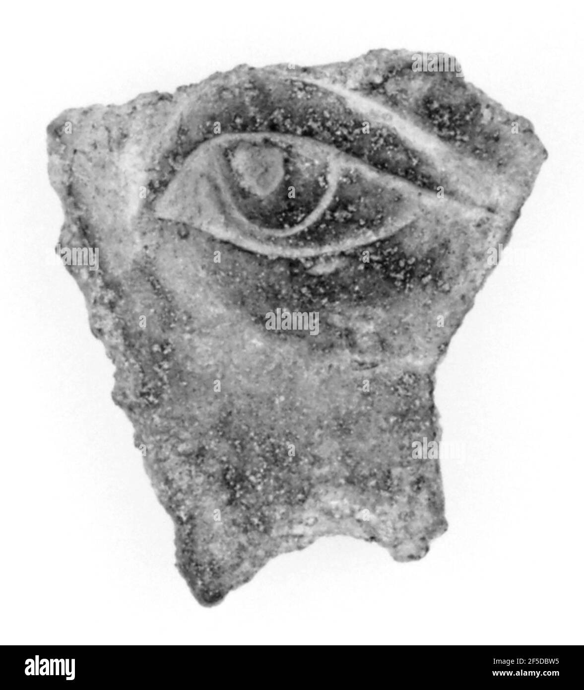 Frammento di statue a grandezza naturale: Occhio sinistro. Sconosciuto Foto Stock