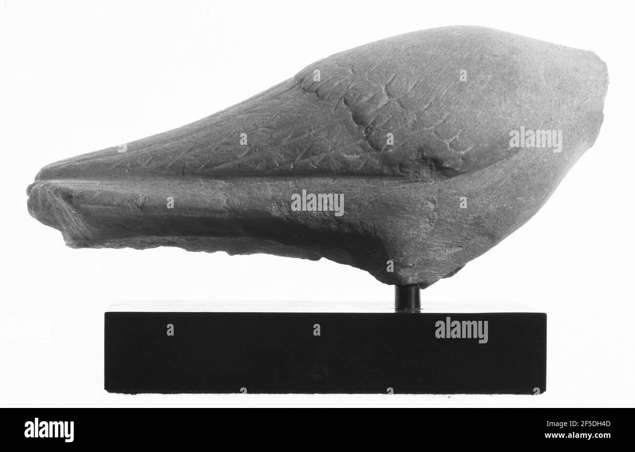 Frammento di una scultura: Colomba. Sconosciuto Foto Stock