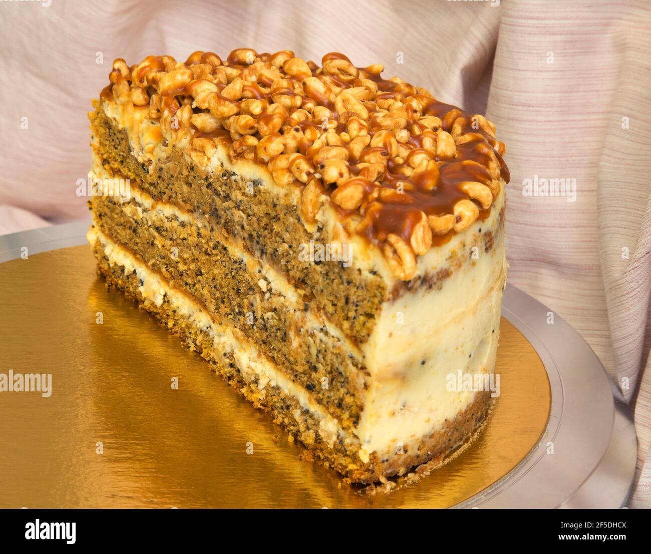 Tipo di torta sul supporto Foto Stock