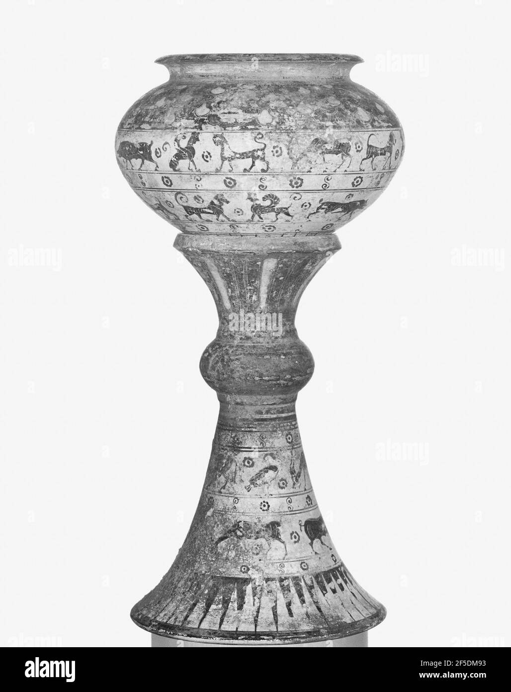 Imitazione di un Dino protocorinzio e di uno Stand. Sconosciuto Foto Stock