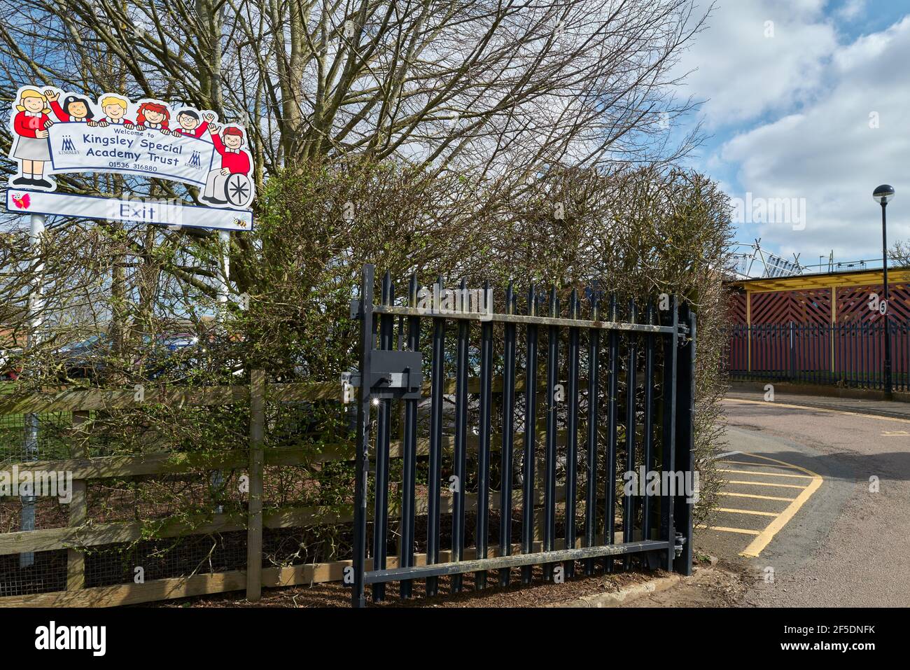 Kingsley Special Academy Trust School, Kettering, Inghilterra. Foto Stock