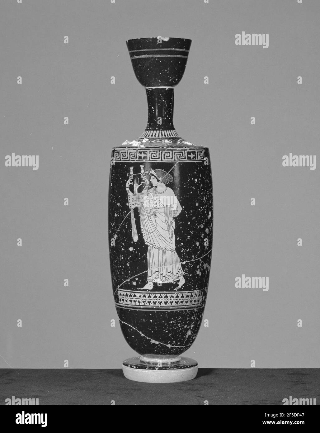 Imitazione di un Lekythos Attico a figura rossa. Sconosciuto Foto Stock