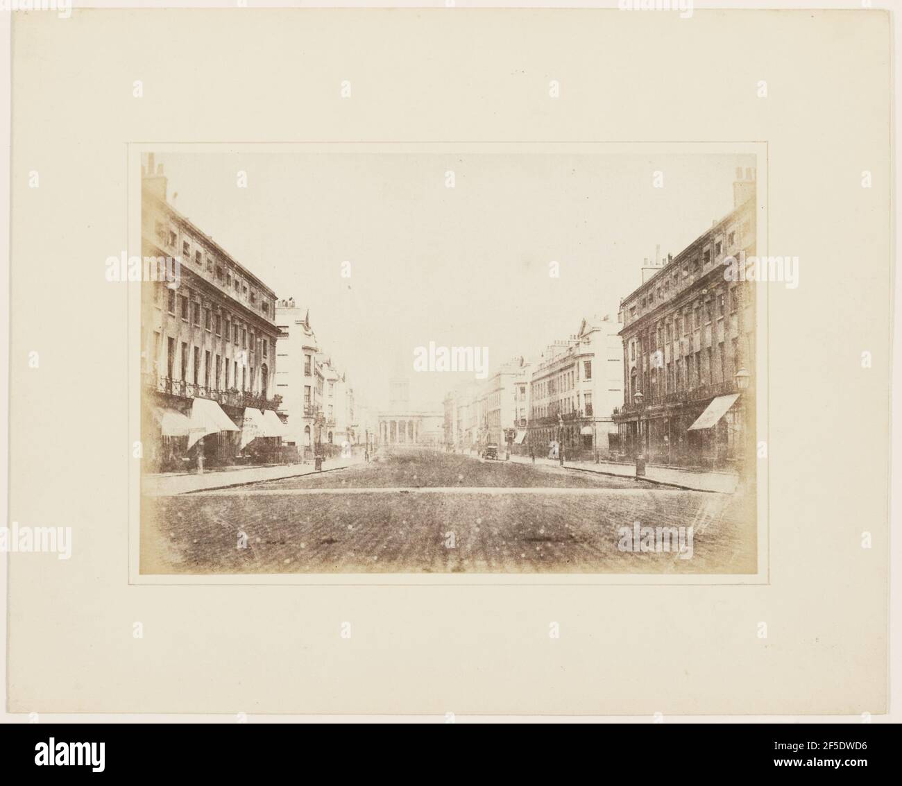 All Soul's Church / Londra, Upper Regent Street e All Souls Church, Langham Place. William Henry Fox Talbot (inglese, 1800 - 1877) Foto Stock