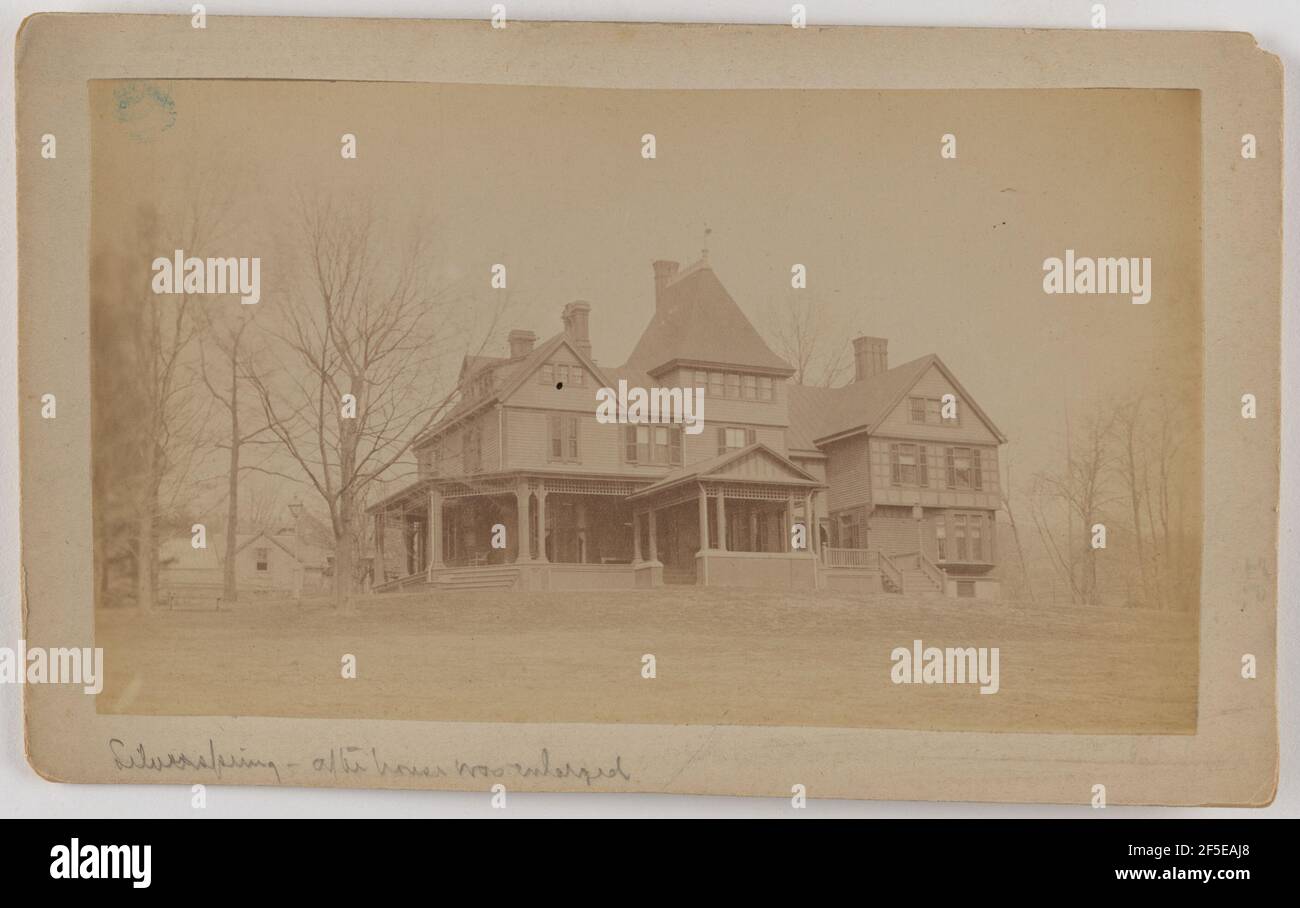 Silverspring - dopo l'ampliamento della casa. Produttore sconosciuto, americano Foto Stock