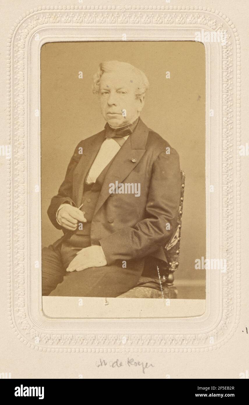 M. de Royer. Pierre Louis Pierson (francese, 1822 - 1913) Foto Stock