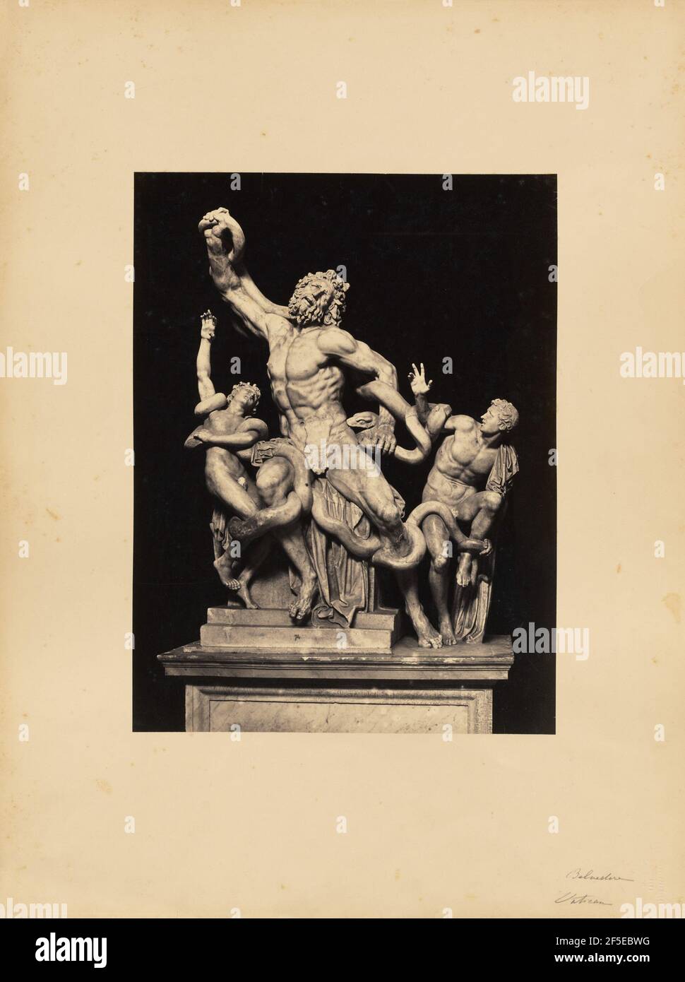 Laocoon. James Anderson (British, 1813 - 1877) Foto Stock