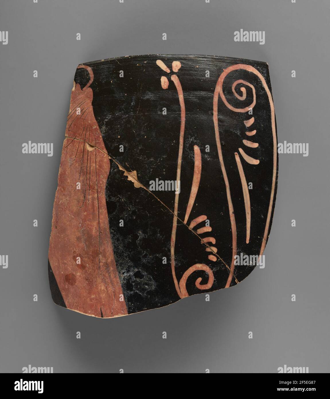 Grandi skyphos. Forse attribuibile al Gruppo Fantasma (Faliscan, attivo dal 350 al 300 a.C.) Foto Stock