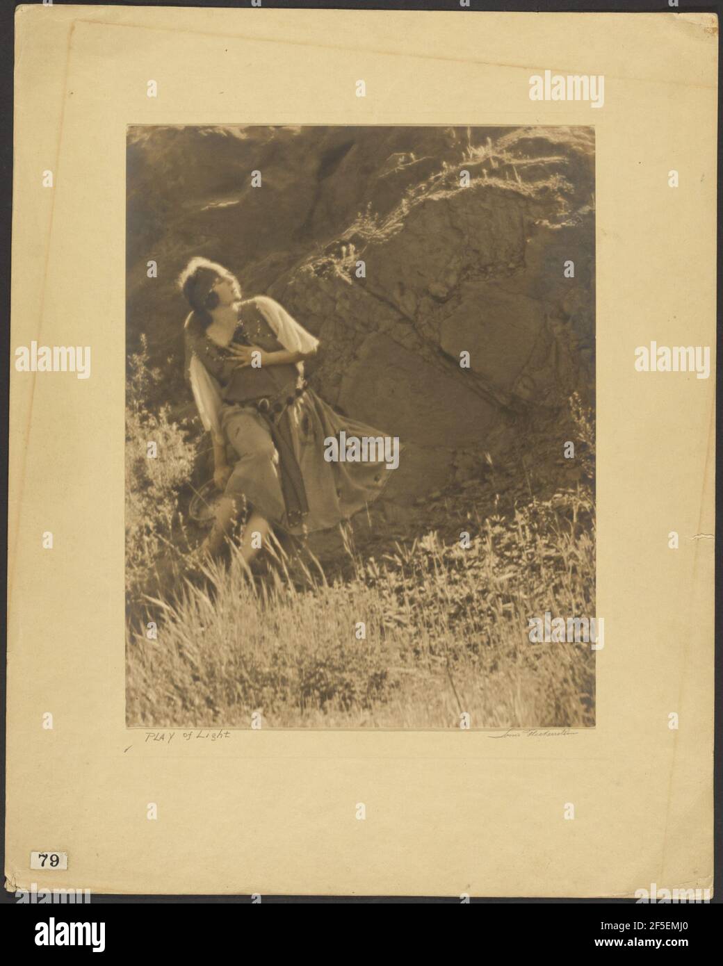 Gioco di luce. Louis Fleckenstein (americano, 1866 - 1943) Foto Stock