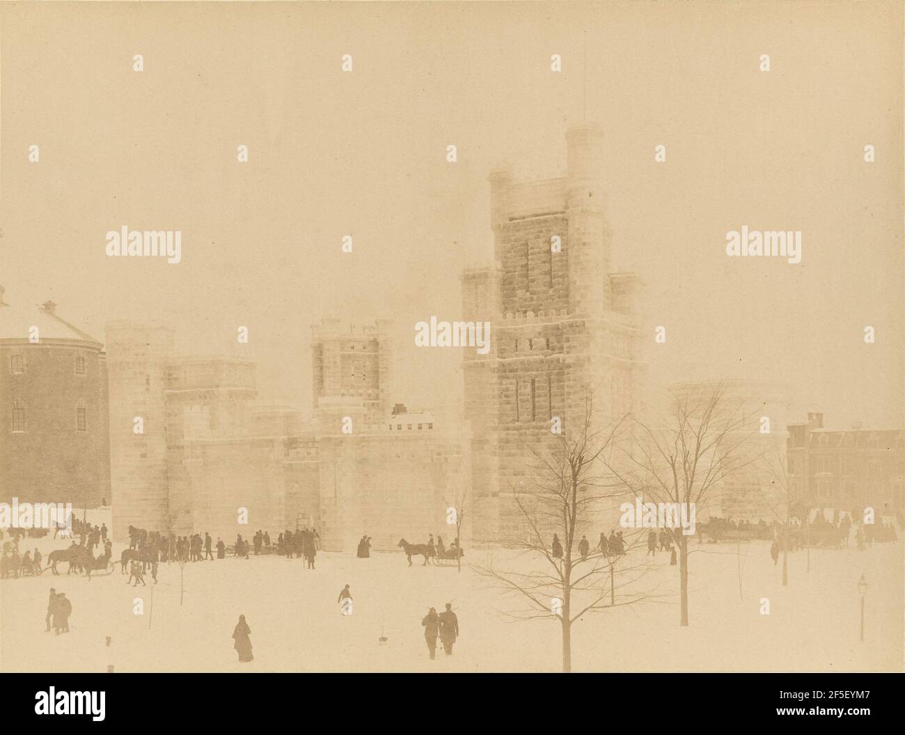 Montreal, le Palais de Glace. Sconosciuto Foto Stock