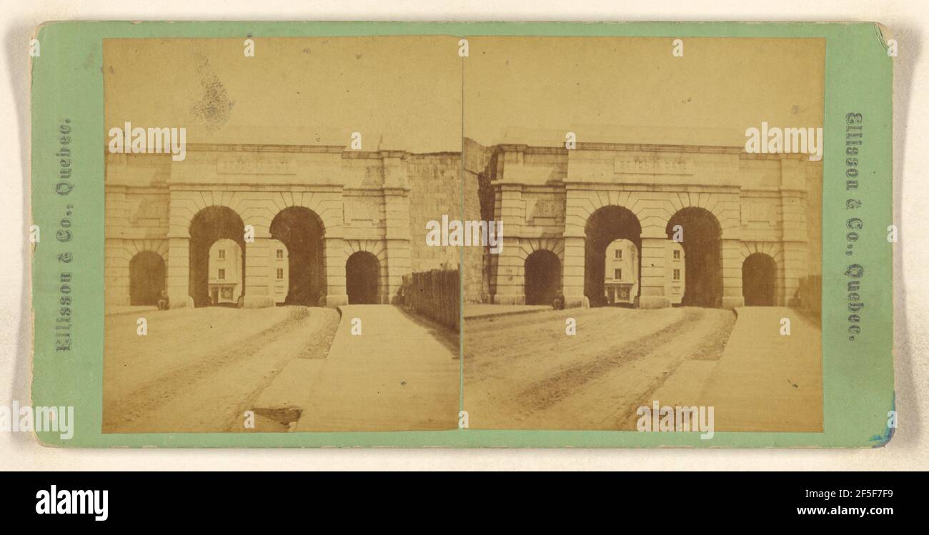 St. John's Gate, Quebec, Canada. William Ellisson & Co Foto Stock