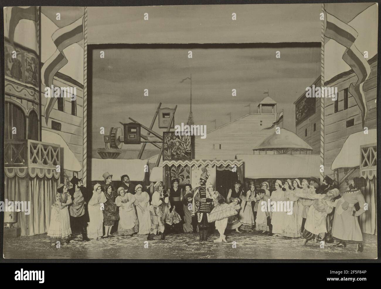 Balletto 'Petrushkaa' di Igor Stravinsky. Pawel Barchan (Russo, 1876 - 1942) Foto Stock