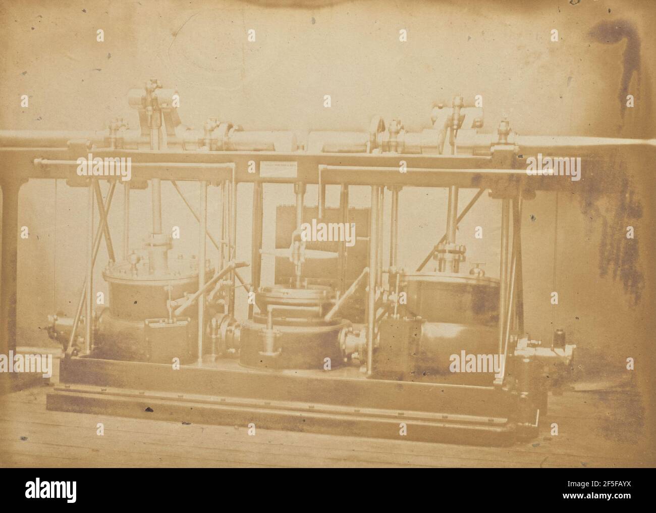 Motori marini. Attribuito a Claude-Marie Ferrier (francese, 1811 - 1889) Foto Stock