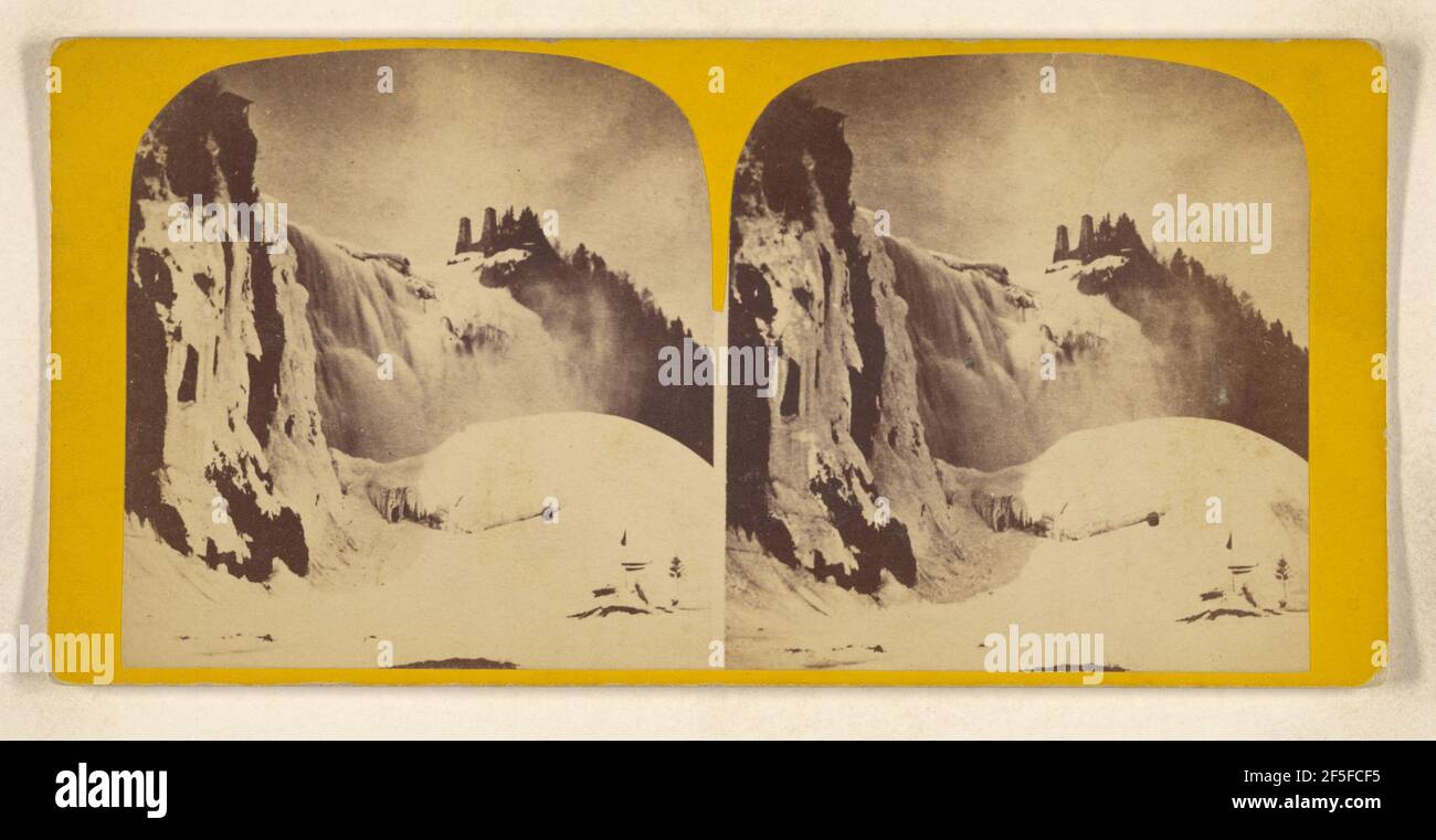 Cascate di Montmorenci, Canada. C. E G.H. Disegnato Foto Stock