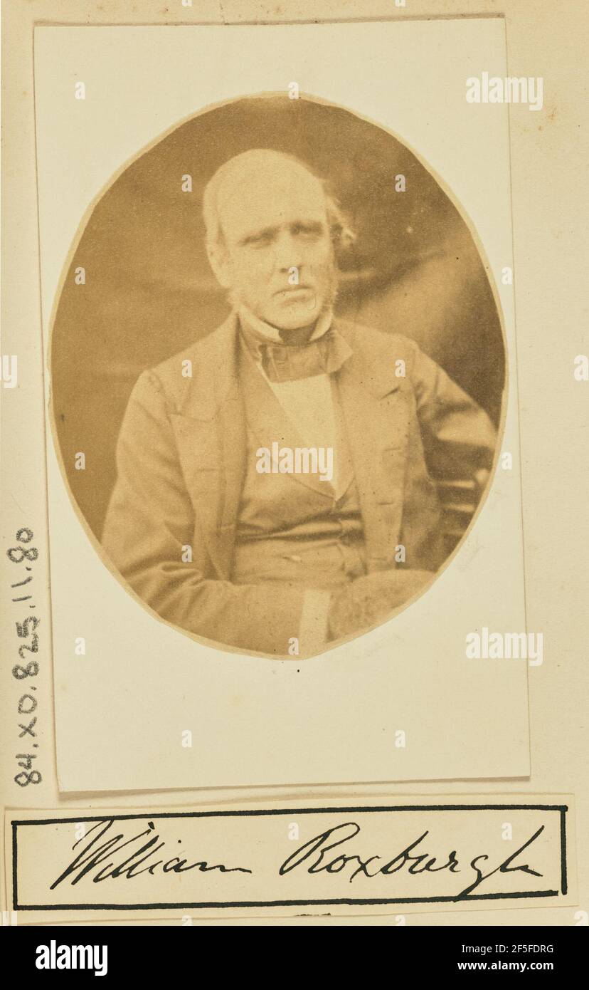 Ritratto di William Roxburgh. Produttore sconosciuto Foto Stock