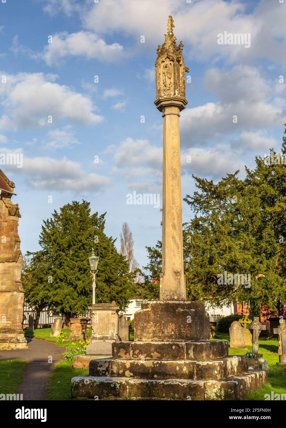 St.Cassian's Church a Chaddesley Corbett, Worcestershire, Inghilterra. Foto Stock