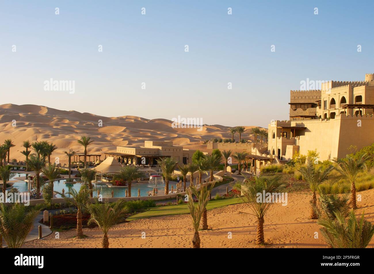 Anantara Qasr al Sarab Desert Resort, Liwa Desert, Abu Dhabi, Emirati Arabi Uniti Foto Stock