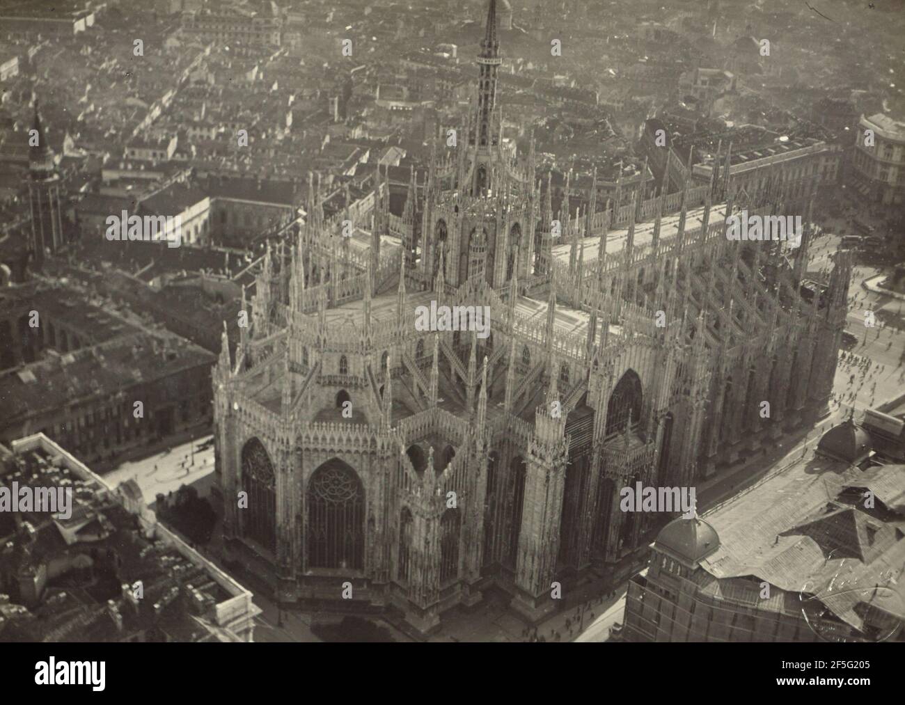 Duomo di Milano. Fédèle Azari (italiano, 1895 - 1930) Foto Stock