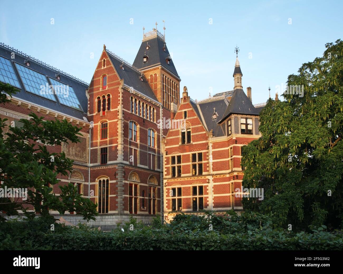 Il Rijksmuseum - Dutch National Museum di Amsterdam. Paesi Bassi Foto Stock