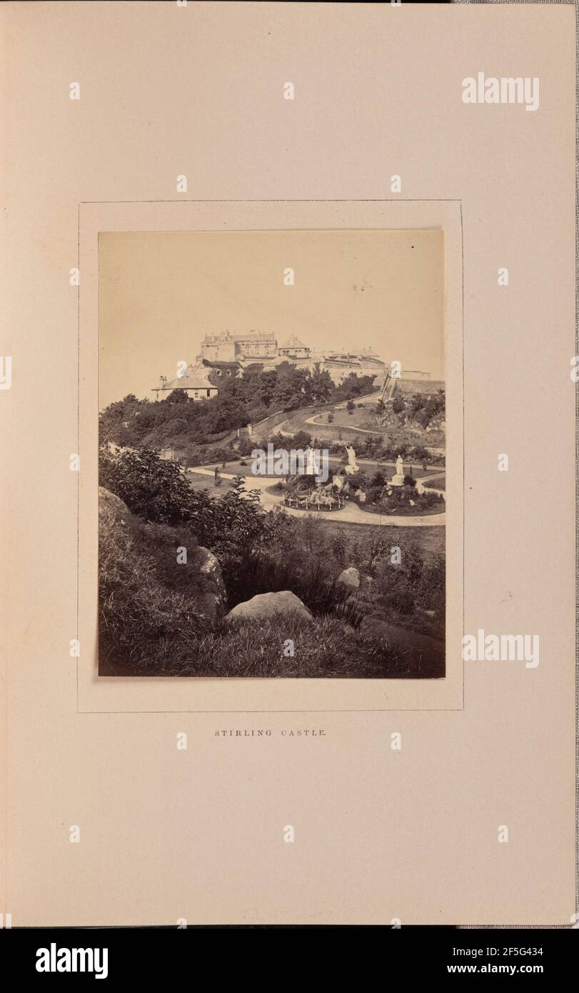 Castello di Stirling. George Washington Wilson (Scottish, 1823 - 1893) Foto Stock