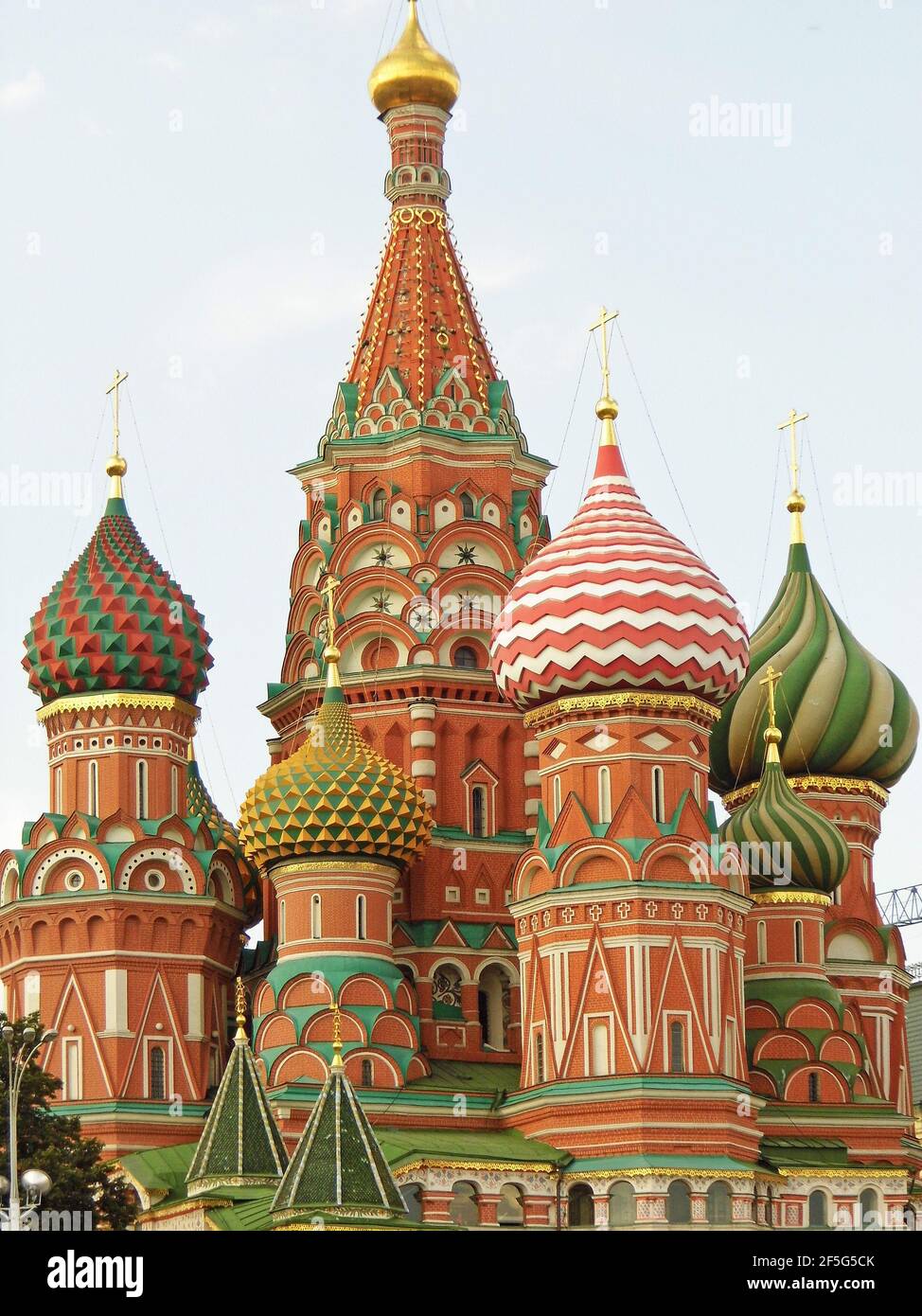 Cattedrale di San Basilio, Cremlino, Mosca, Russia Foto Stock