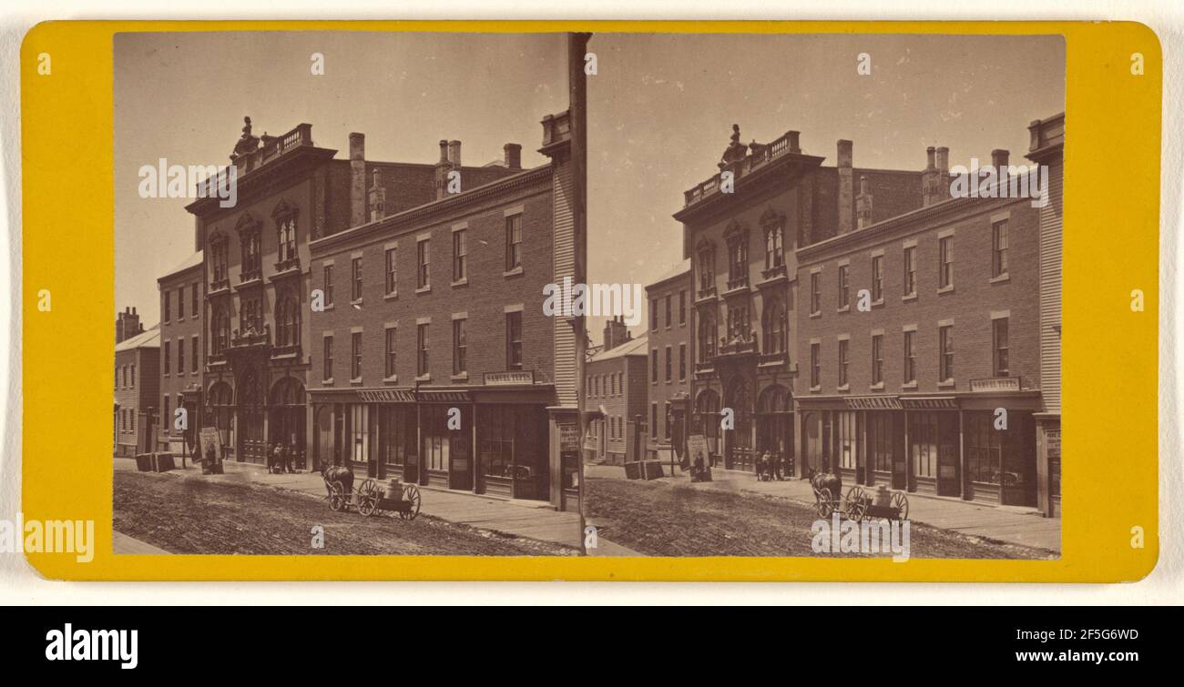 Accademia di Musica, San Giovanni. New Brunswick, Canada. J.R. Woodburn (canadese, attivo 1870) Foto Stock