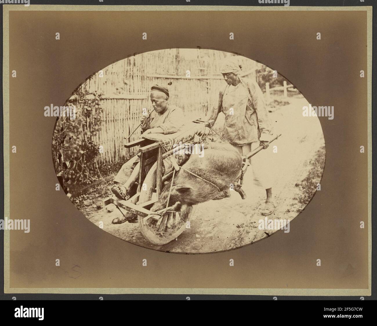 La Shanghai Cab di nuovo. William Saunders (inglese, 1832 - 1892) Foto Stock