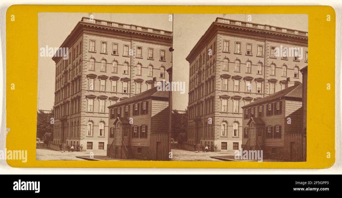 Victoria Hotel, St. John. New Brunswick, Canada. J.R. Woodburn (canadese, attivo 1870) Foto Stock