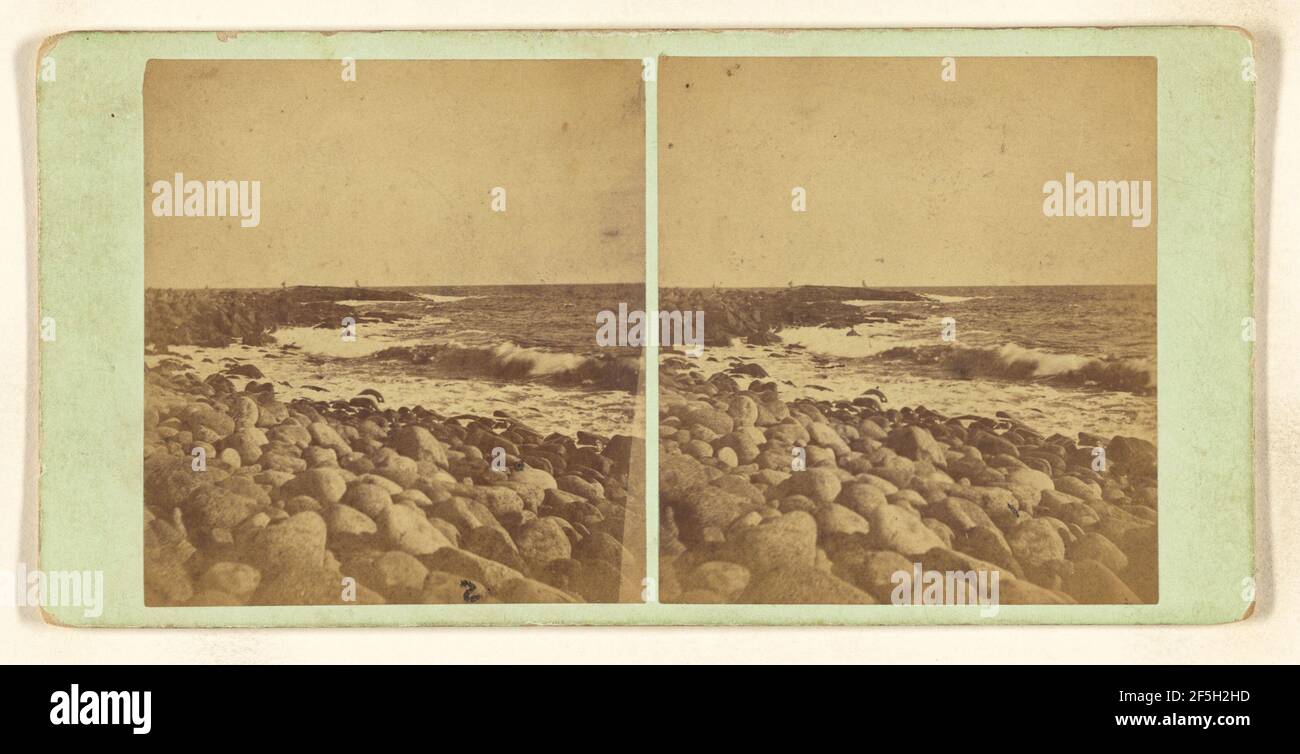 Studio marino. (S.) Capo Ann, Mass.. John B. Heywood (americano, attivo Boston, Massachusetts 1850 - 1860) Foto Stock