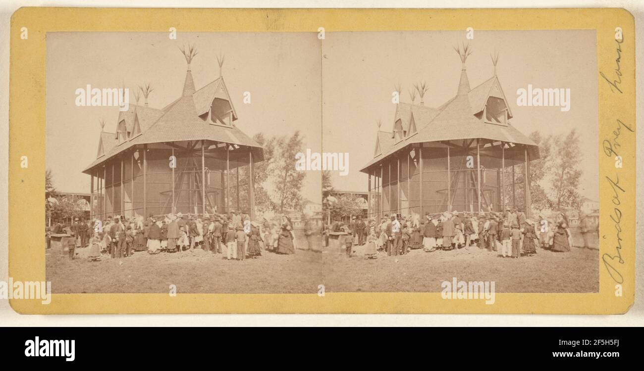 Zona fieristica. Uccelli di Prey House. St. Louis, Missouri. Boehl e Koenig Foto Stock