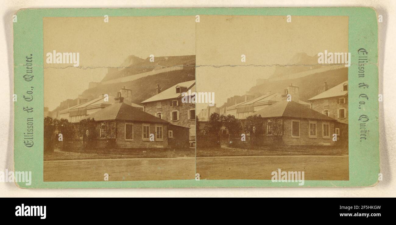 Cittadella da Queen's Wharf, Quebec, Canada. William Ellisson & Co Foto Stock