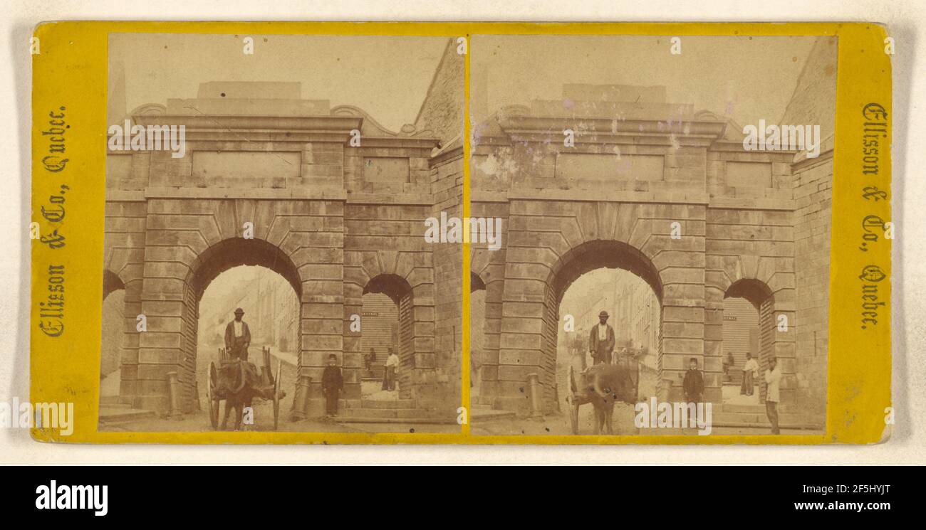 Palace Gate, Quebec, Canada. William Ellisson & Co Foto Stock