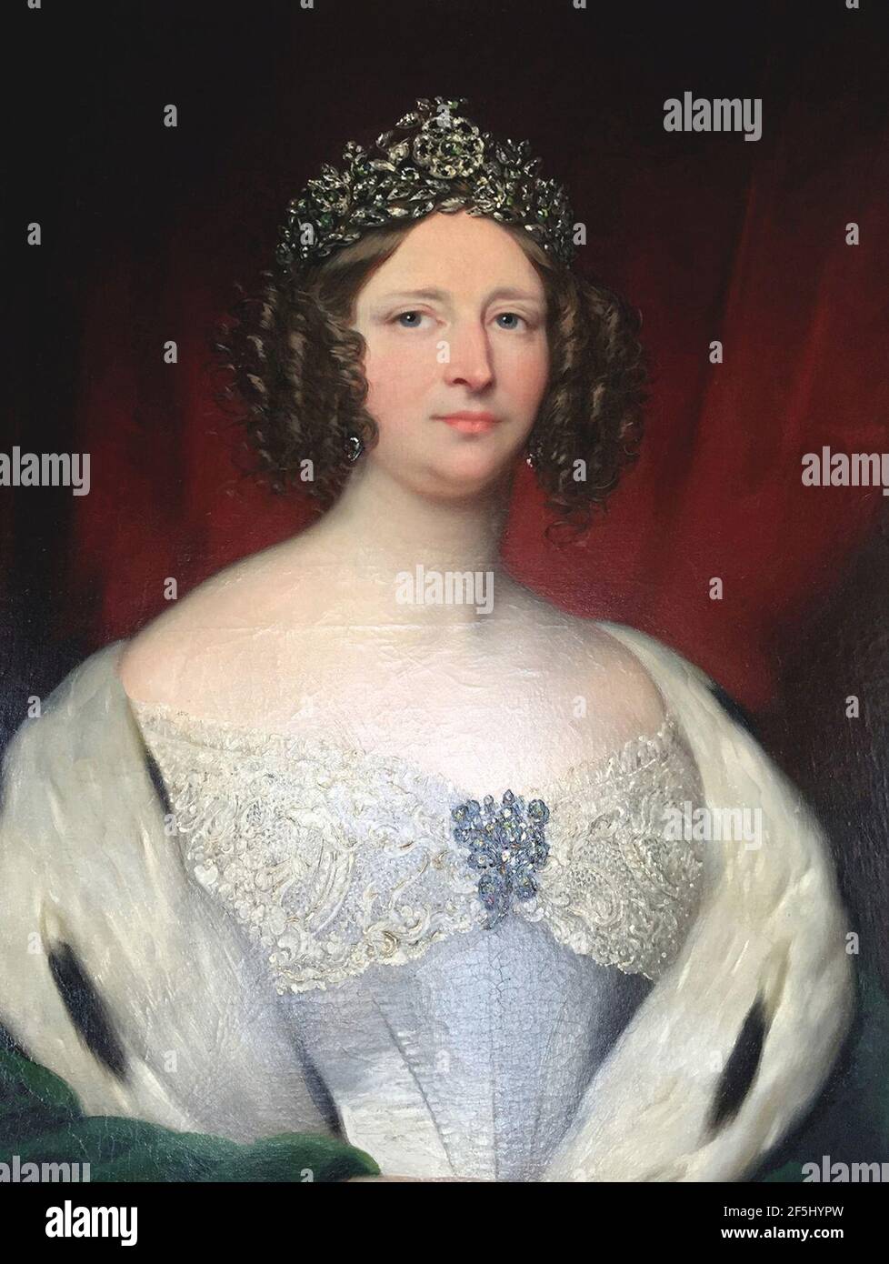 Regina Caroline Amalie di Danimarca. Foto Stock