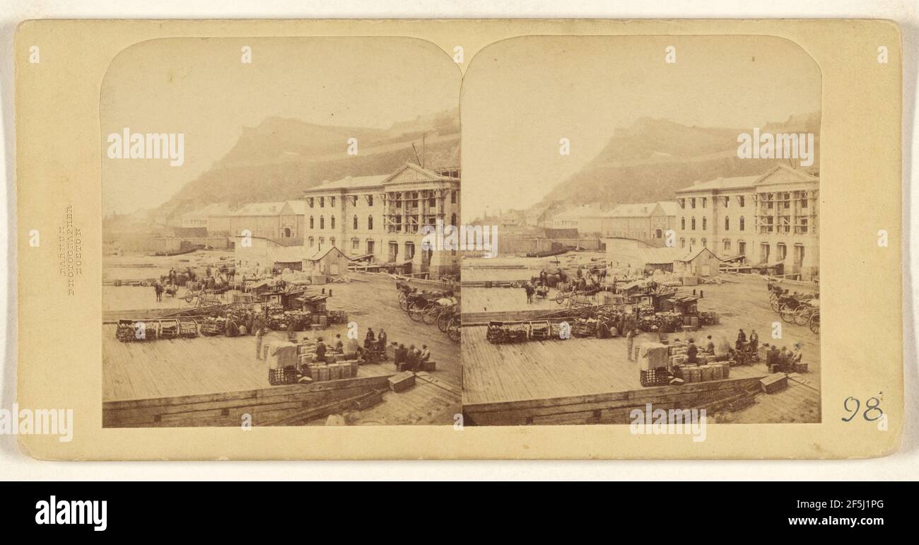 Cittadella a Quebec, Canada. Deloss Barnum (americano, 1825 - 1873) Foto Stock