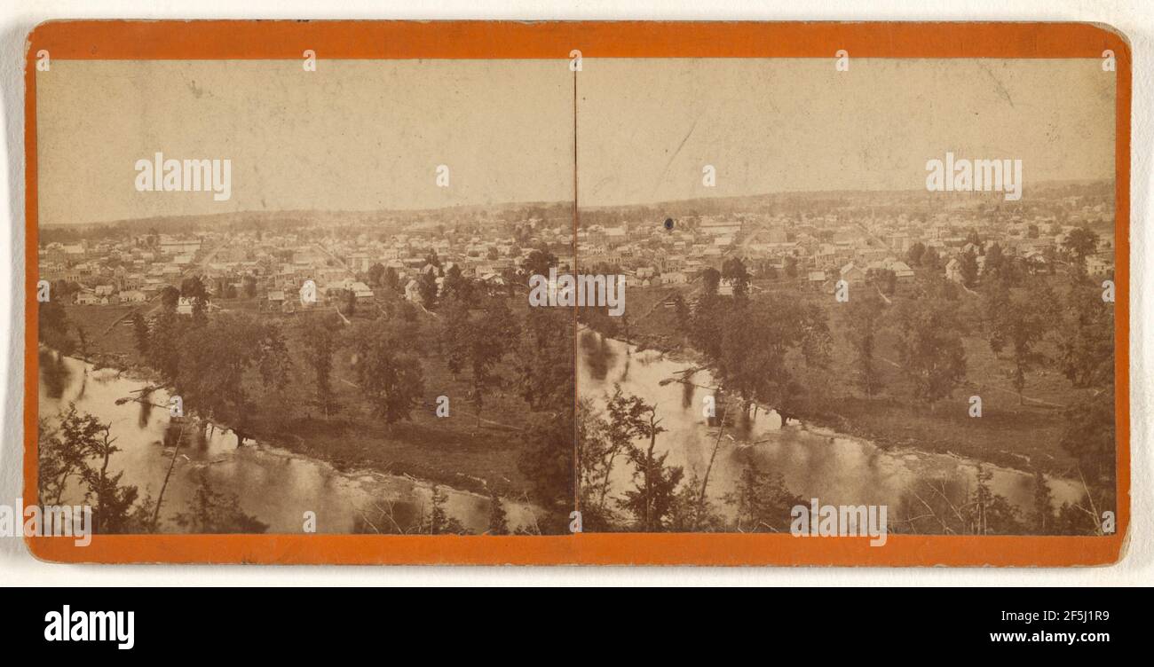 Città di Walkerton, Ontario, Canada. F.J. Weber (americano, attivo 1870) Foto Stock