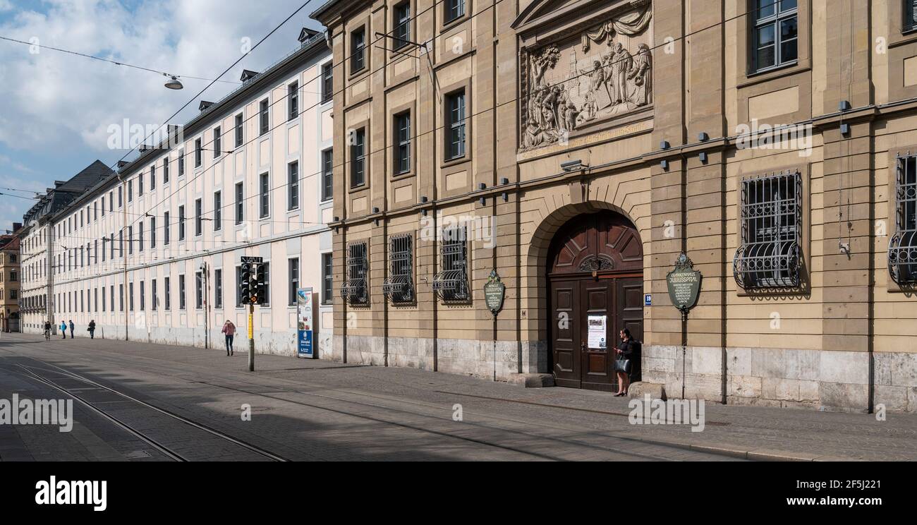 Juliusspital, Würzburg, Germania Foto Stock