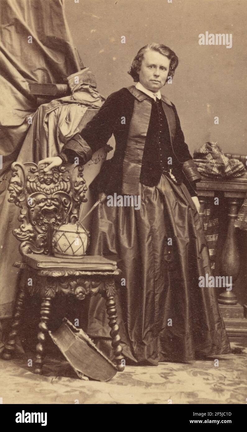 Rosa Bonheur. André Adolphe-Eugène Disdéri (francese, 1819 - 1889) Foto Stock
