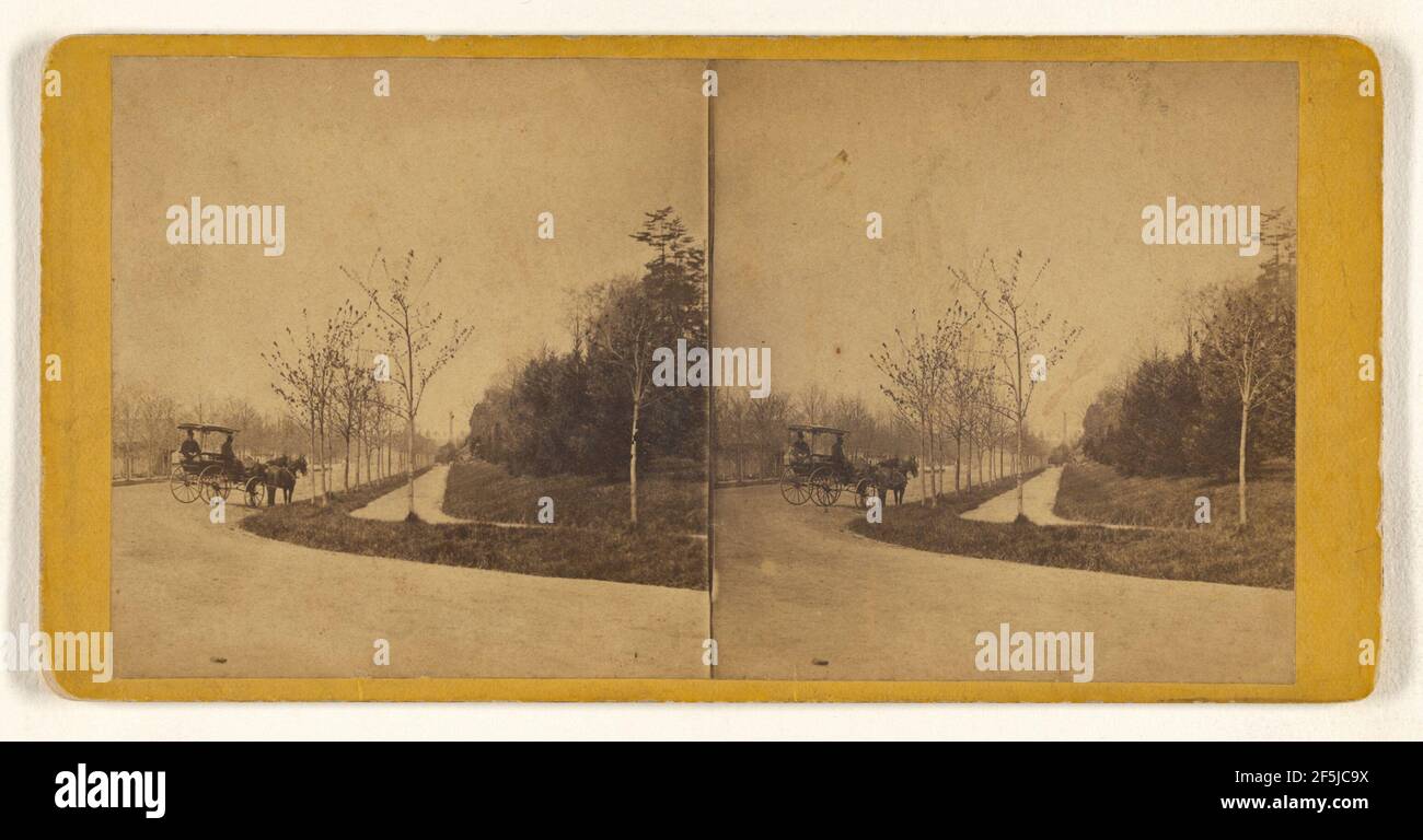 River Road & Park Carriage, Phila. Parcheggio. Robert Newell & Company Foto Stock